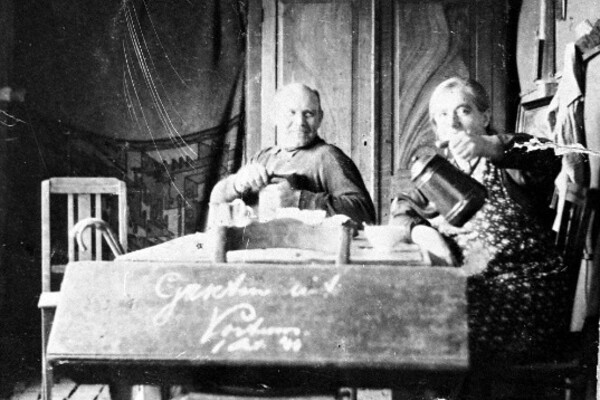 De oude schoenendoos