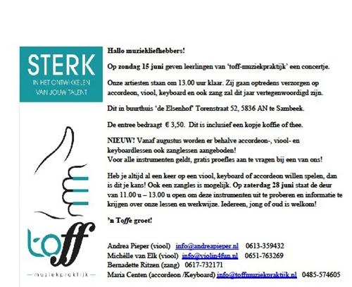 Concertje Toff
